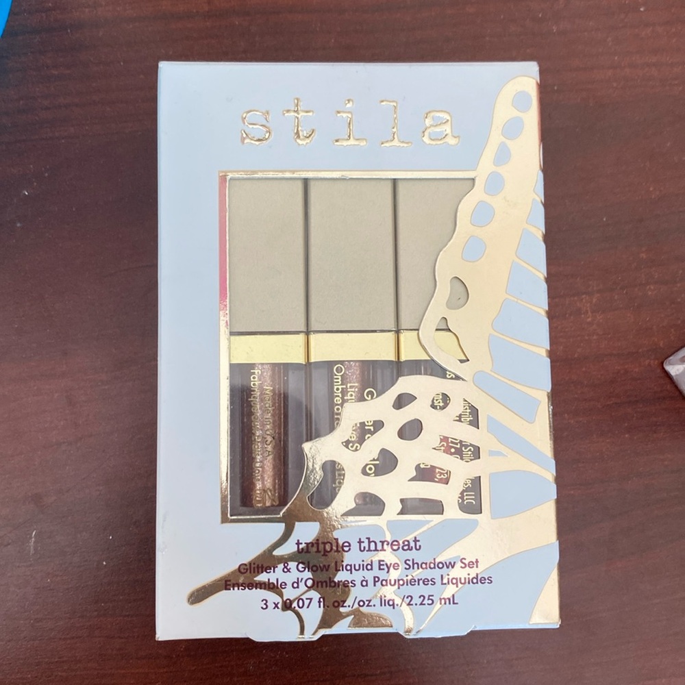 Stila Glitter & Glow triple threat liquid eyeshadow set
